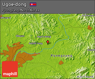 Physical 3D Map of Ugoe-dong