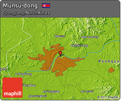 Physical 3D Map of Munsu-dong