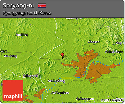 Physical 3D Map of Soryong-ni