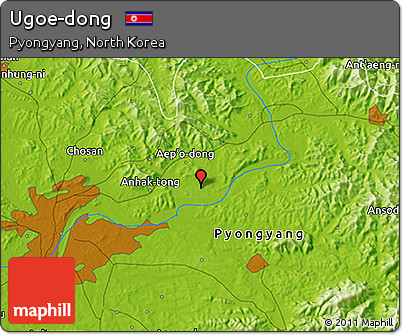 Physical 3D Map of Ugoe-dong