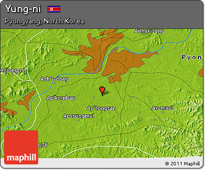 Physical 3D Map of Yung-ni