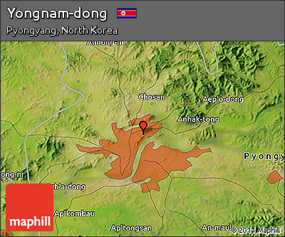 Satellite 3D Map of Yongnam-dong