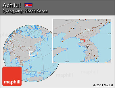 Gray Location Map of Ach'iul