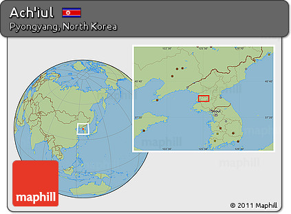 Savanna Style Location Map of Ach'iul