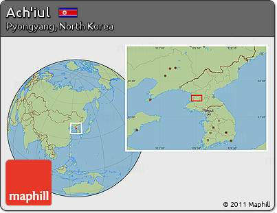 Savanna Style Location Map of Ach'iul