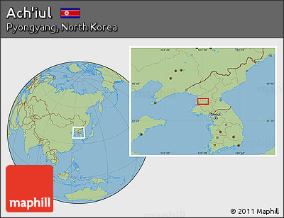 Savanna Style Location Map of Ach'iul