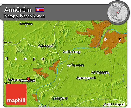 Physical Map of Annŭrŭm