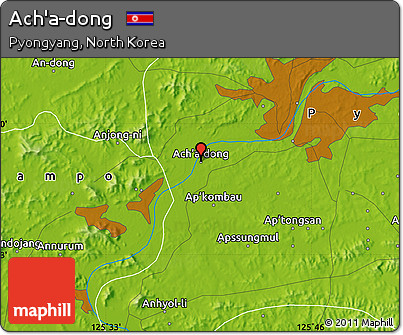 Physical Map of Ach'a-dong