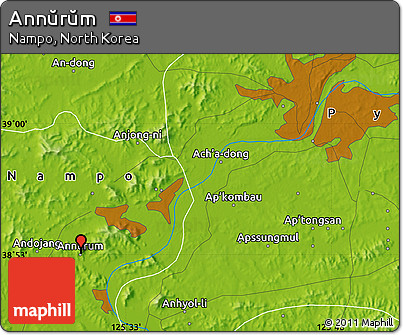 Physical Map of Annŭrŭm
