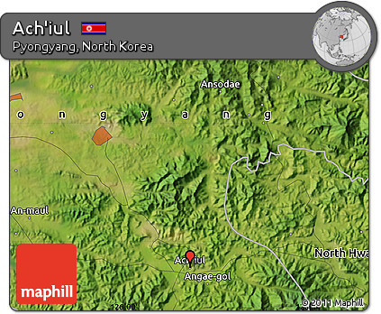 Satellite Map of Ach'iul