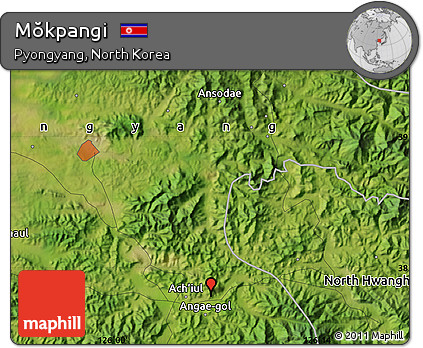 Satellite Map of Mŏkpangi