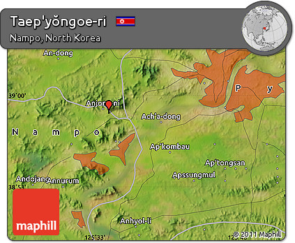 Satellite Map of Taep'yŏngoe-ri