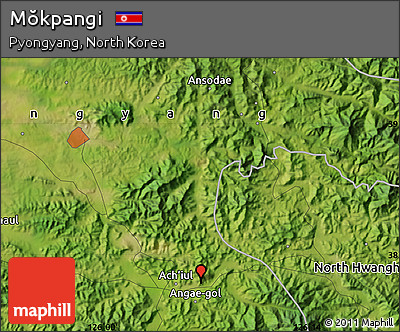 Satellite Map of Mŏkpangi