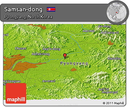 Physical Panoramic Map of Samsan-dong