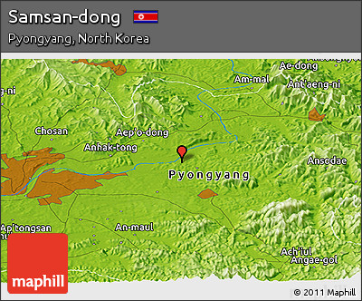 Physical Panoramic Map of Samsan-dong