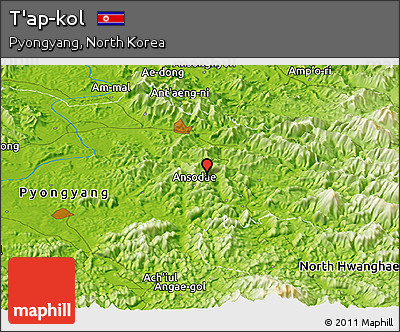 Physical Panoramic Map of T'ap-kol
