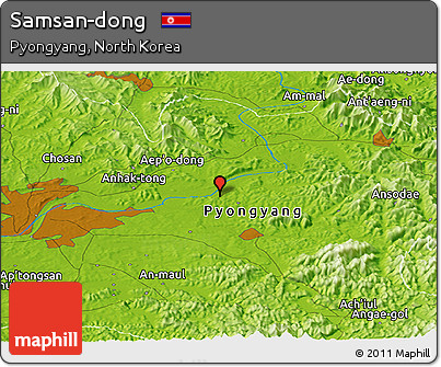 Physical Panoramic Map of Samsan-dong