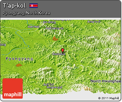 Physical Panoramic Map of T'ap-kol