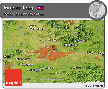 Satellite Panoramic Map of Munsu-dong