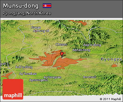 Satellite Panoramic Map of Munsu-dong