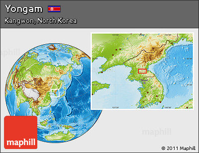 Physical Location Map of Yongam