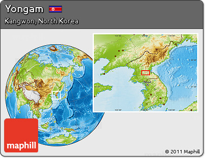 Physical Location Map of Yongam