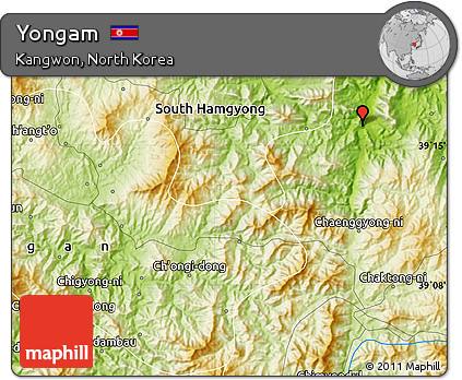 Physical Map of Yongam