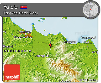 Physical 3D Map of Yulp'o