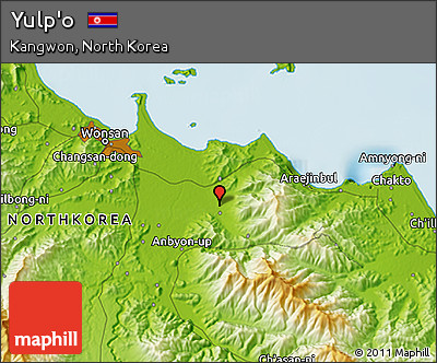 Physical 3D Map of Yulp'o