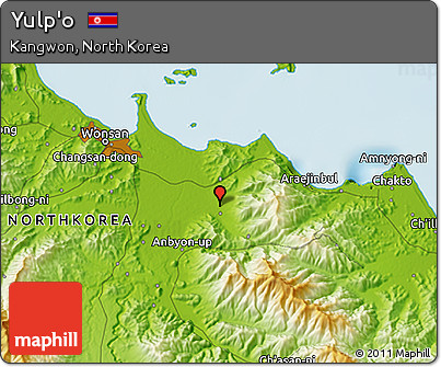 Physical 3D Map of Yulp'o