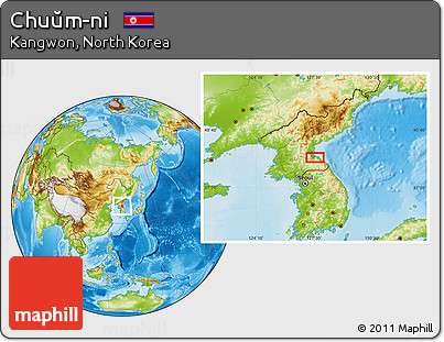 Physical Location Map of Chuŭm-ni