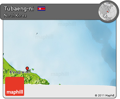 Physical 3D Map of Tubaeng-ni