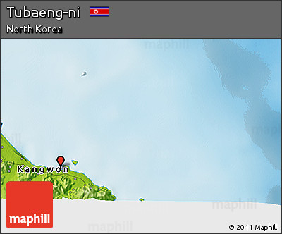 Physical 3D Map of Tubaeng-ni
