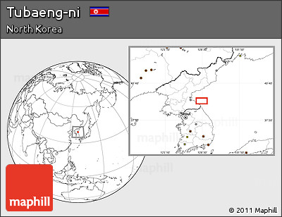 Blank Location Map of Tubaeng-ni