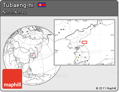 Blank Location Map of Tubaeng-ni