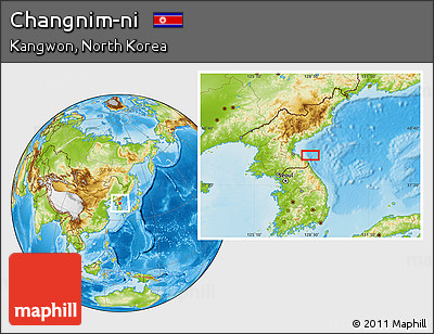 Physical Location Map of Changnim-ni
