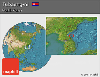 Satellite Location Map of Tubaeng-ni