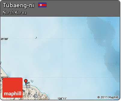 Shaded Relief Map of Tubaeng-ni