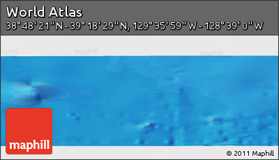 Political Panoramic Map of the Area around 39° 3' 25" N, 129° 7' 30" W