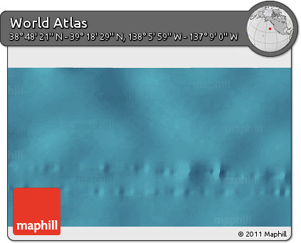 Satellite 3D Map of the Area around 39° 3' 25" N, 137° 37' 30" W
