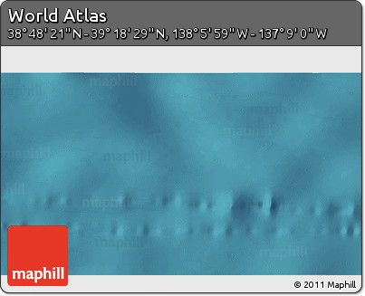 Satellite 3D Map of the Area around 39° 3' 25" N, 137° 37' 30" W