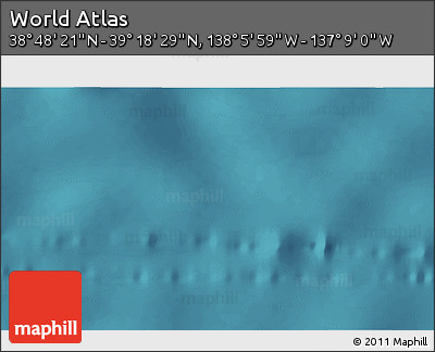 Satellite 3D Map of the Area around 39° 3' 25" N, 137° 37' 30" W