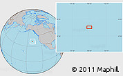 Gray Location Map of the area around 39° 3' 25" N, 138° 28' 29" W