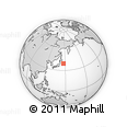 Outline Map of the Area around 39° 3' 25" N, 147° 7' 30" E, rectangular outline