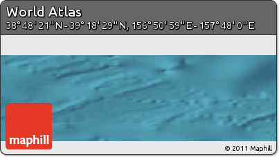 Satellite Panoramic Map of the Area around 39° 3' 25" N, 157° 19' 29" E