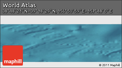Satellite Panoramic Map of the Area around 39° 3' 25" N, 157° 19' 29" E