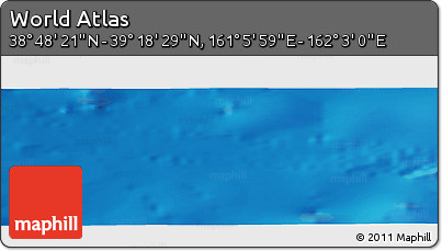 Physical Panoramic Map of the Area around 39° 3' 25" N, 161° 34' 29" E