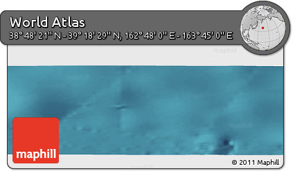 Satellite Panoramic Map of the Area around 39° 3' 25" N, 163° 16' 30" E