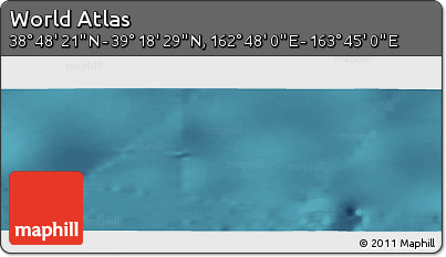 Satellite Panoramic Map of the Area around 39° 3' 25" N, 163° 16' 30" E