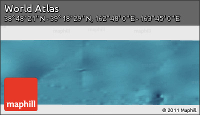 Satellite Panoramic Map of the Area around 39° 3' 25" N, 163° 16' 30" E